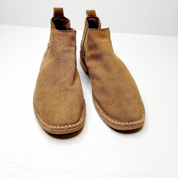 Steve Madden Sz 8 Dylan Tan Suede Ankle Boot EUC - Picture 12 of 15